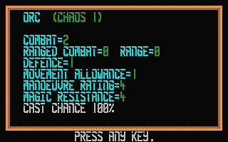 Chaos atari screenshot